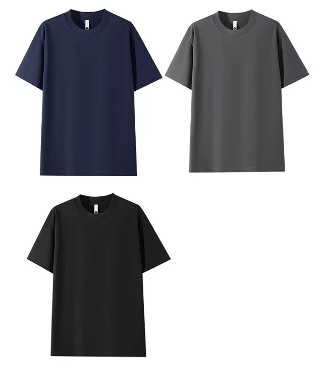 Loose Crewneck Short-Sleeve T-Shirt Detail