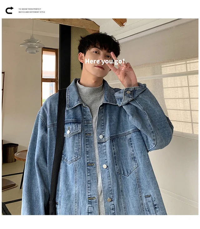 Retro Denim Jackets BF Style Detail