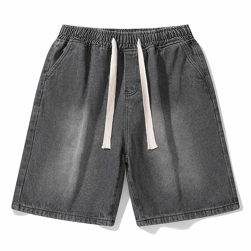 Men's Denim Shorts 2025 High Street Yellow