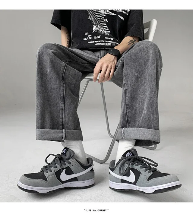 Hong Kong Style 2025 Spring New Jeans Detail