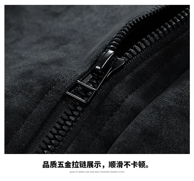2025 Spring/Fall New Jacket: Loose Workwear, Trendy Leather, American Waterproof Biker Style Detail