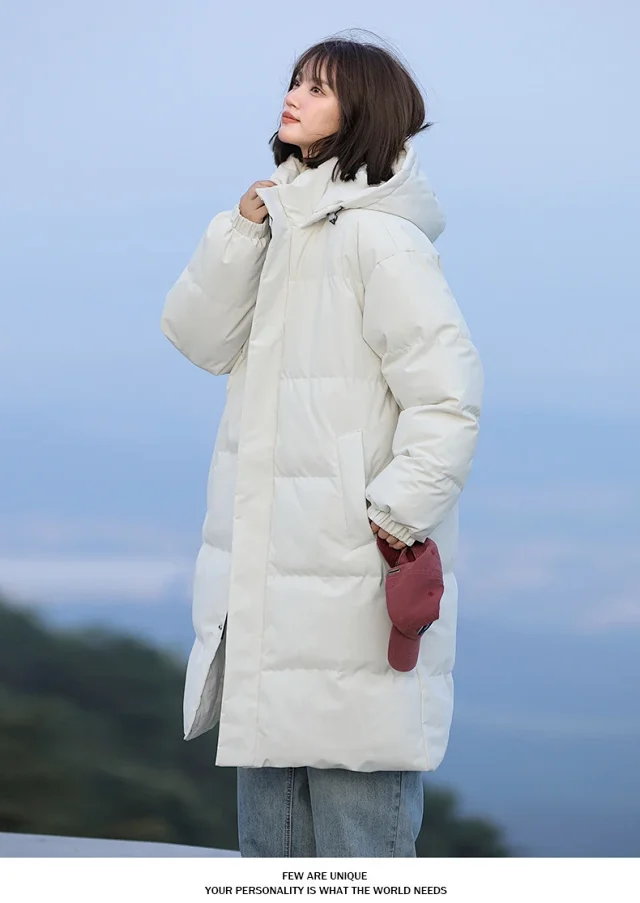 Men's Thick Warm Hooded Cotton Padded Coat Detail