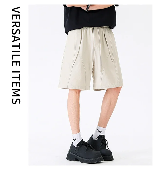 NASA High-street Hong Kong-style Shorts for Men Detail