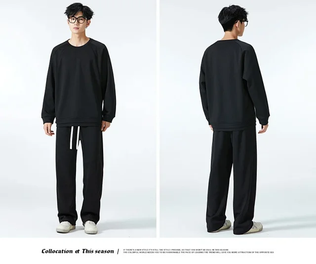 Autumn Men's Trendy Sportswear Set Detail