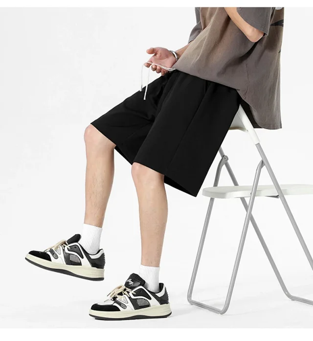 2025 Summer Solid-color Sport Shorts Detail
