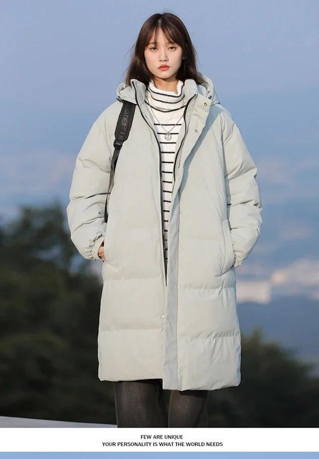 Men's Thick Warm Hooded Cotton Padded Coat Detail