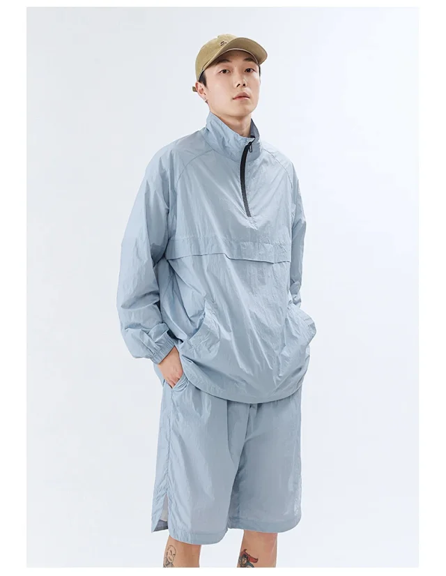 Men's Summer Ice Silk 2-Piece Set (UPF50+) Detail
