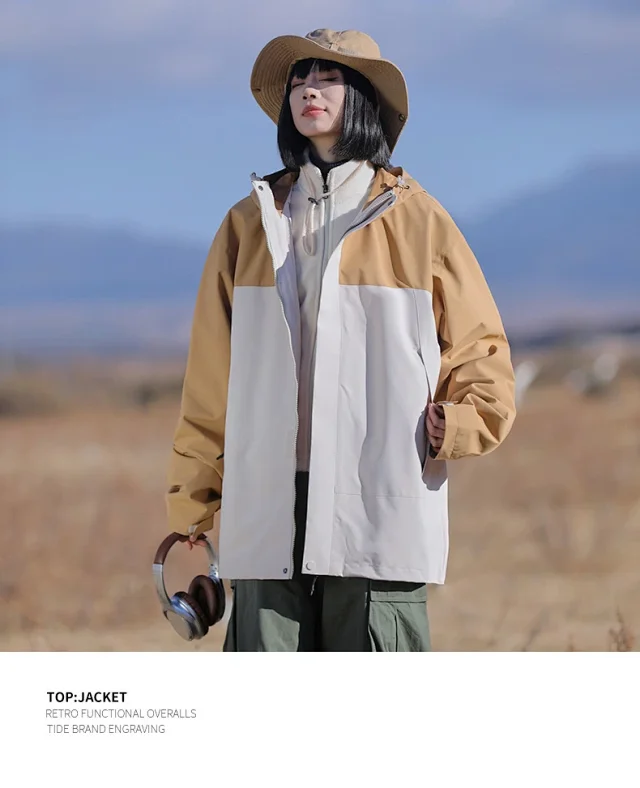 Outdoor Waterproof Hooded Jackets Detail