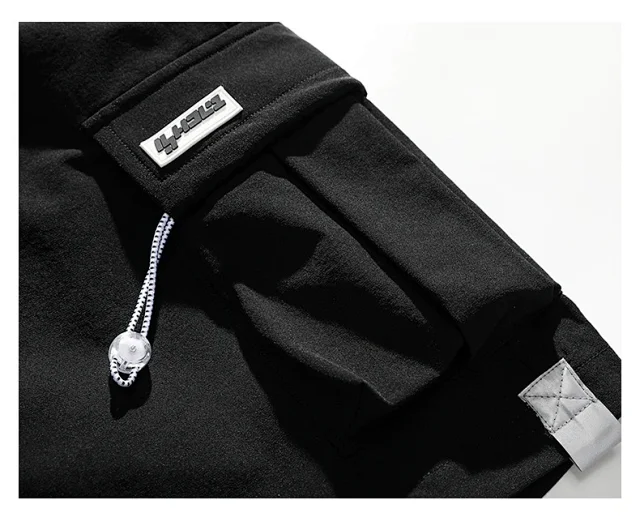 Men's Summer Ice Silk Cargo Shorts Detail