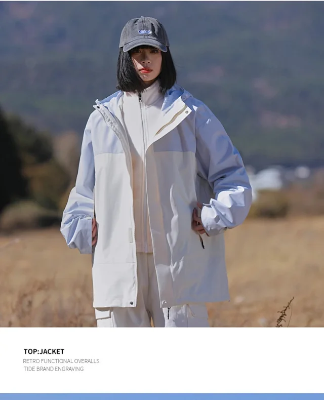Outdoor Waterproof Hooded Jackets Detail