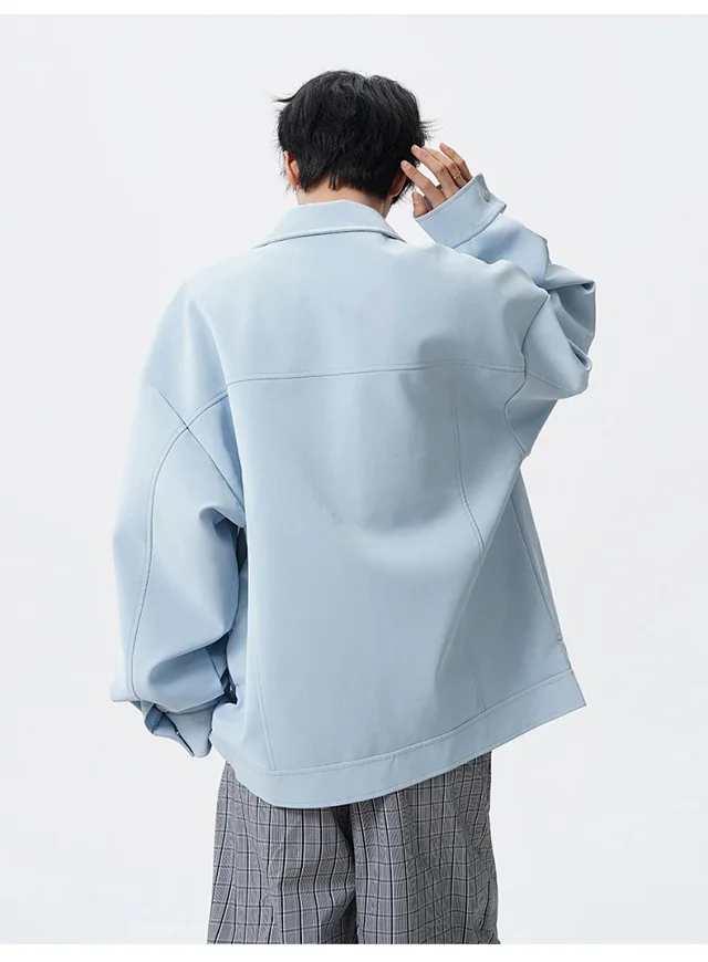 Autumn PU Men's Jacket (Couple Style) Detail