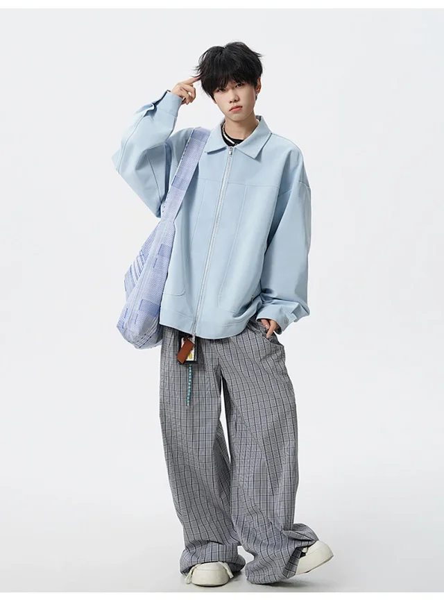 Autumn PU Men's Jacket (Couple Style) Detail