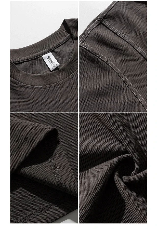 Men's Summer Crew Neck T-shirt Detail