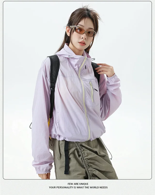 Men's Summer Sun Jacket (Unisex) Detail