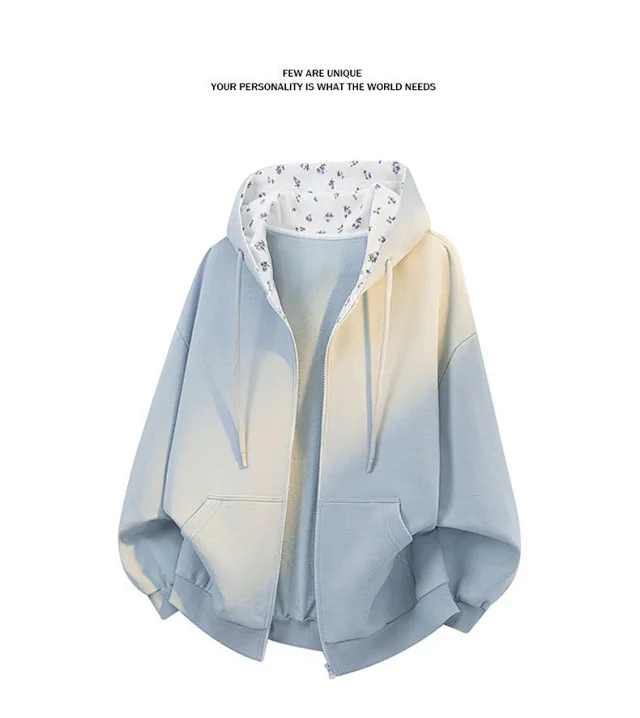 NASA Unisex Hoodie Zip-up Detail