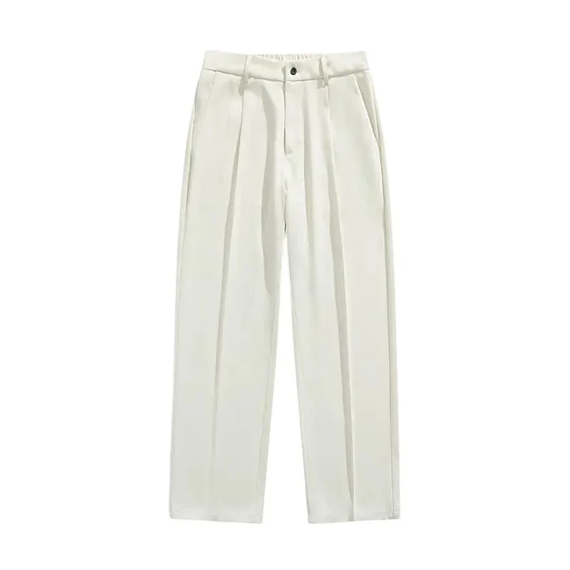 Men's Ice Silk Summer Loose Straight Pants