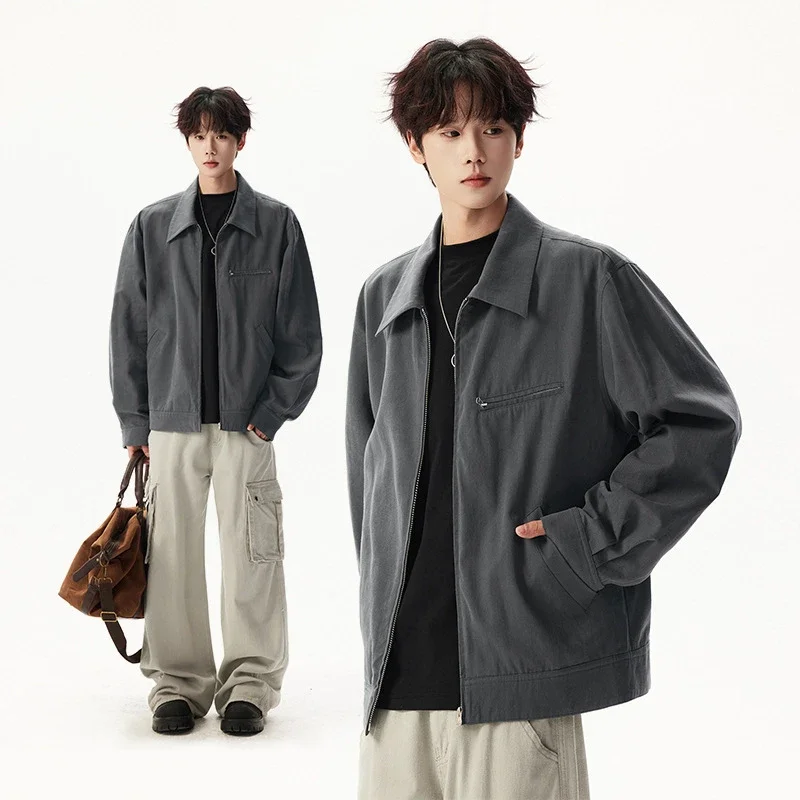 Autumn Lapel Vintage Work Jacket