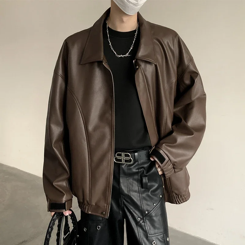2025 Spring/Fall Men's PU Leather Jacket