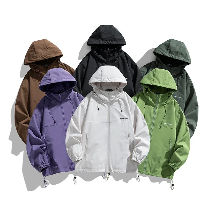 Men's Spring/Fall Windproof Red    Outdoor Functional Couple Jacket