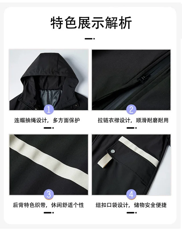 Men's 2025 Autumn Outdoor Windbreaker Detail