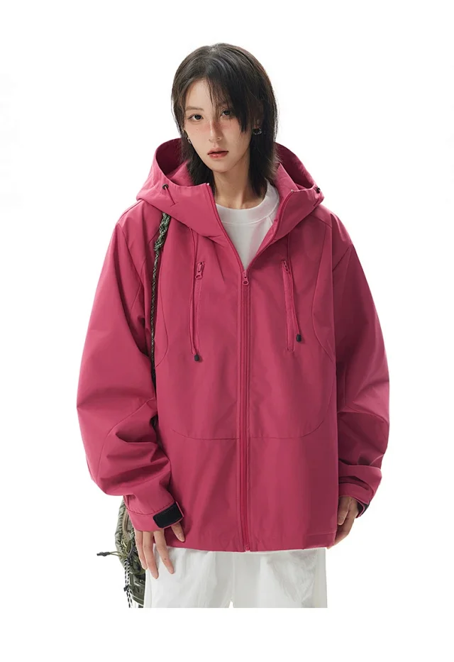 Autumn Outdoor Windproof Jacket for Couples Detail