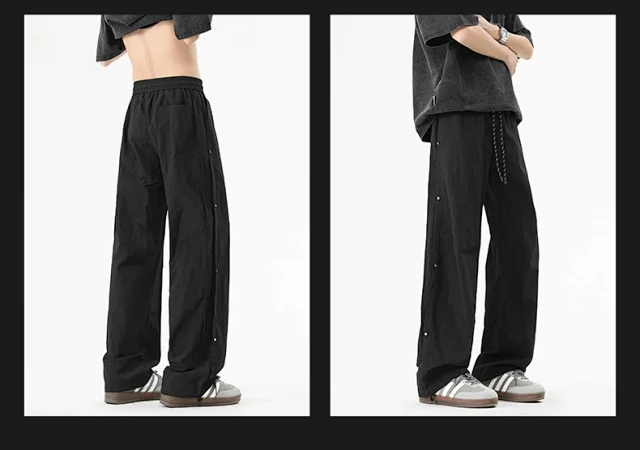 2025 Spring/Summer Men's Parachute Cargo Pants Detail
