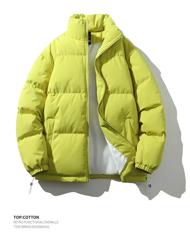 2025 Winter Men's Loose Cotton Coat Detail
