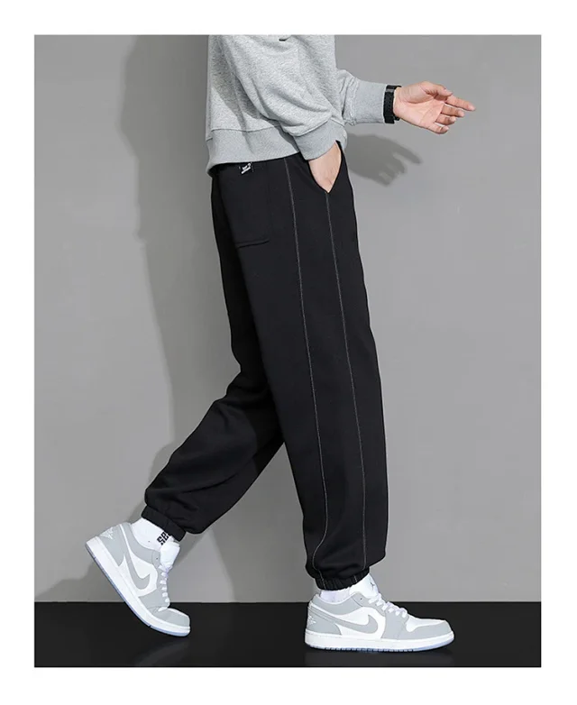 Men's Chunqiu New Thermal Joggers Detail