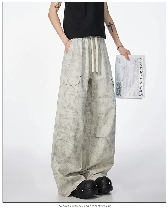 Tree Camo Tech Cargo Pants Detail