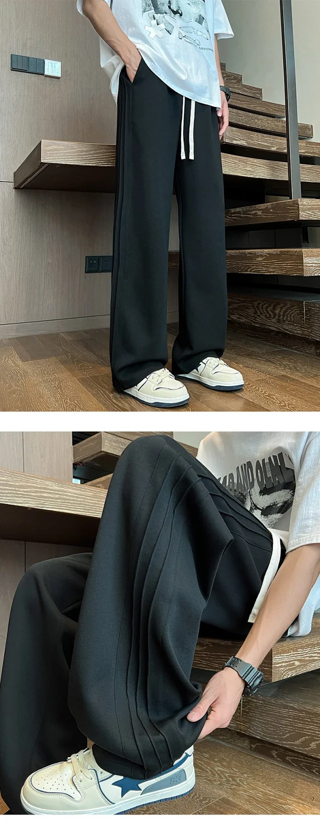 Men's Loose Sweatpants for Spring/Autumn Detail