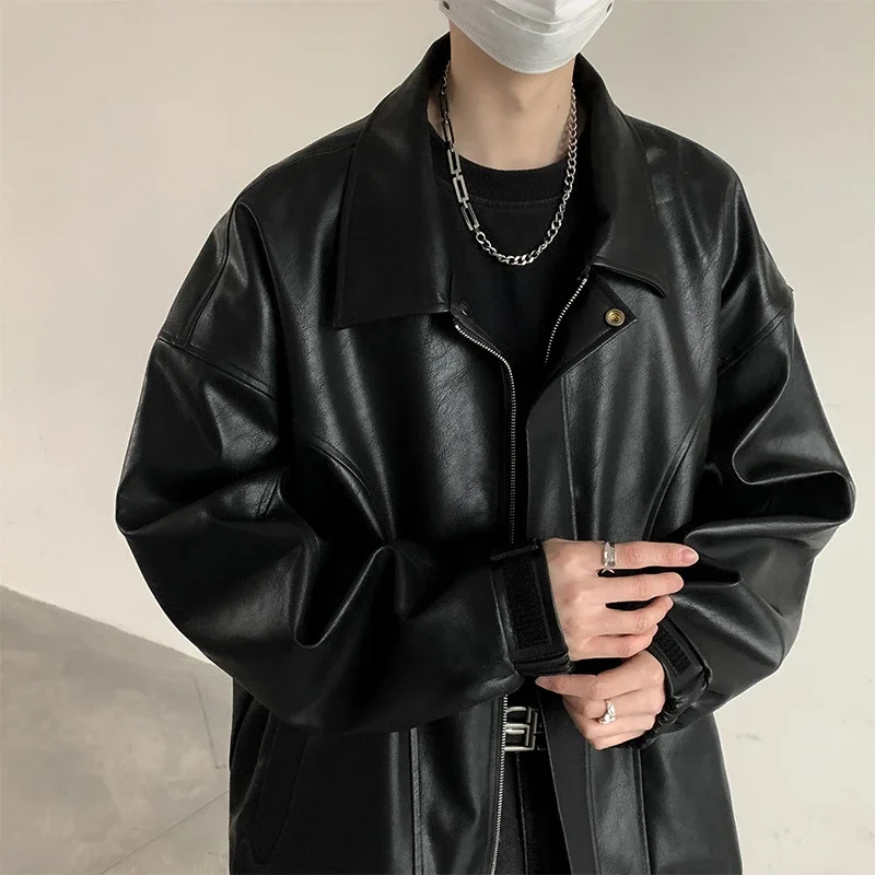 2025 Spring/Fall Men's PU Leather Jacket