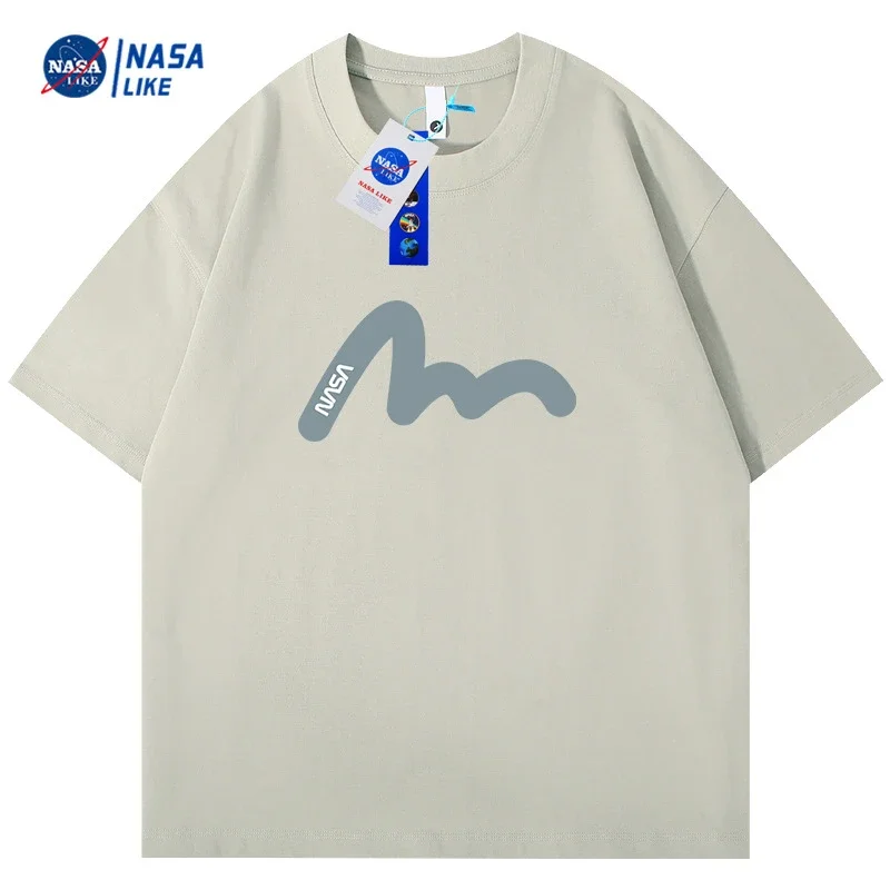 240G Heavyweight Short-sleeve Crewneck White Cotton T-shirt (Unisex, Customizable)