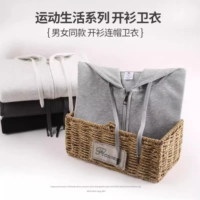 Autumn/Winter New Cotton Fleece Zip Hoodie