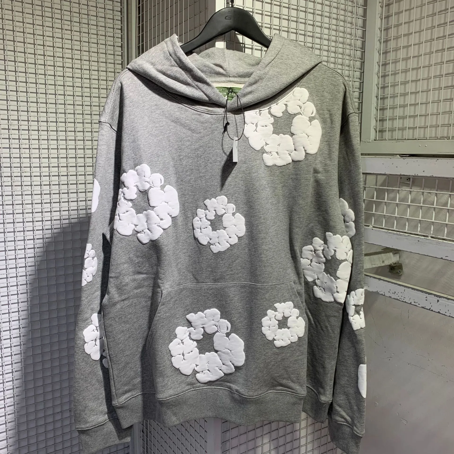 Floral Pattern Pullover Hoodie