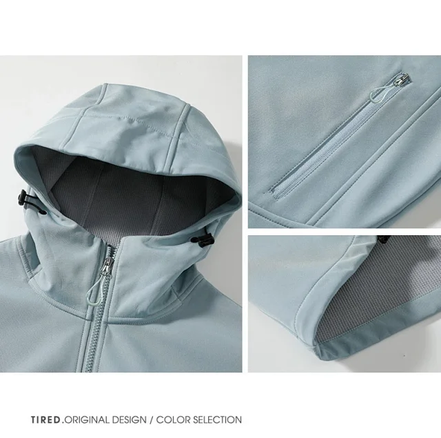 Spring Autumn Windproof Jacket (Couple Style) Detail