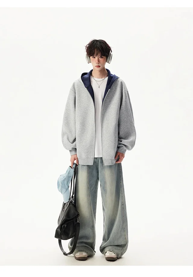 American New Color - Blocked Hoodie Detail