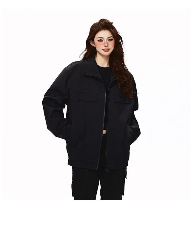 Men's Retro Work Jacket - Street Style Detail