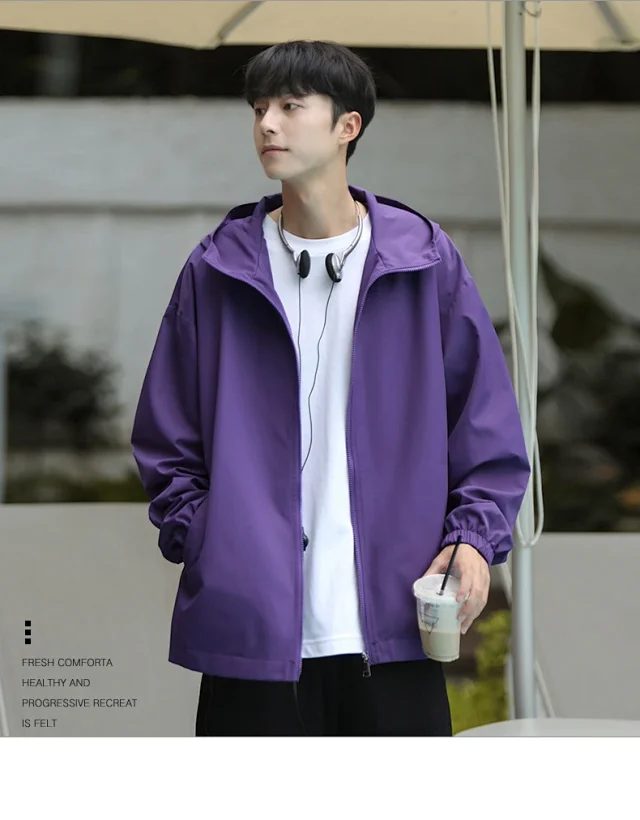 Autumn Men's Outdoor Jacket Detail