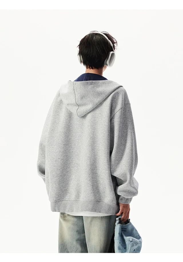 American New Color - Blocked Hoodie Detail