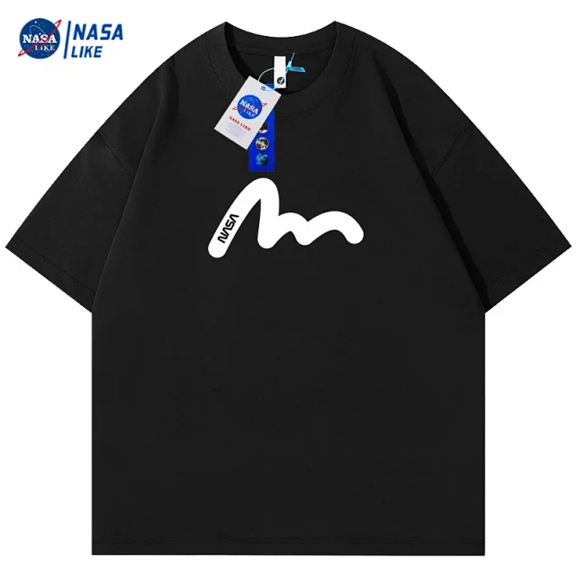 240G Heavyweight Short-sleeve Crewneck White Cotton T-shirt (Unisex, Customizable) Detail