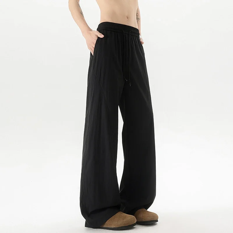Trendy Men's Summer Ice Silk Pants