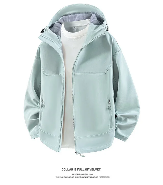 Spring Autumn Windproof Jacket (Couple Style) Detail