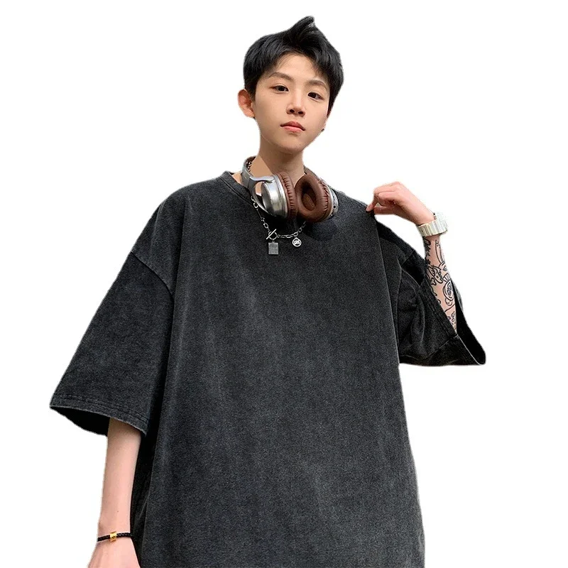 Men's Summer Vintage Washed T-shirt