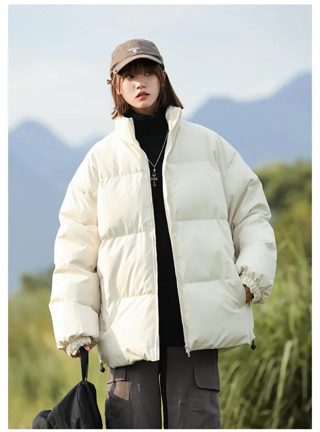 Ins Trendy Unisex Cotton Jacket Detail