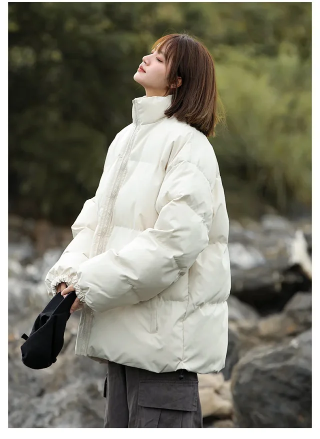Ins Trendy Unisex Cotton Jacket Detail