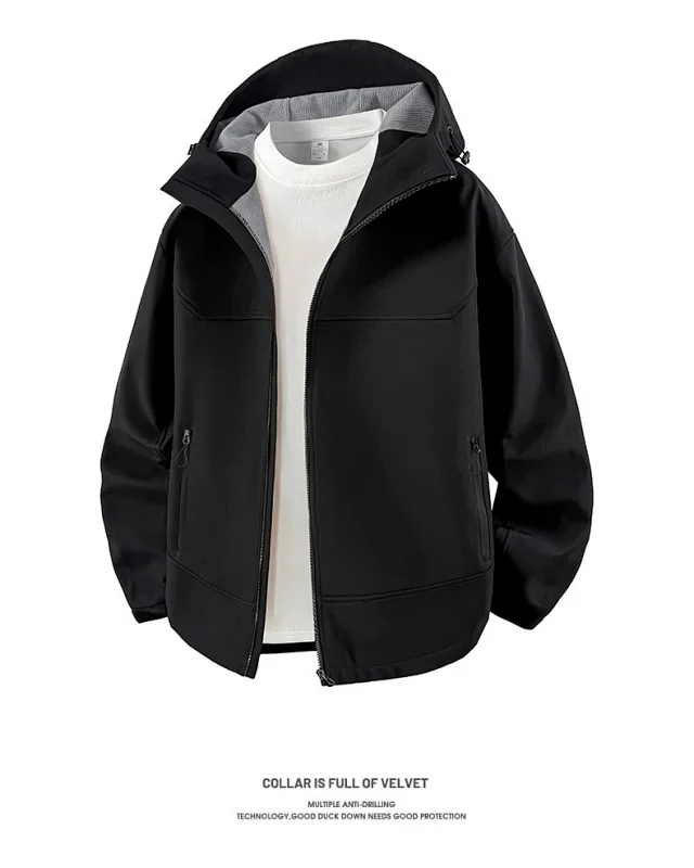 Spring Autumn Windproof Jacket (Couple Style) Detail