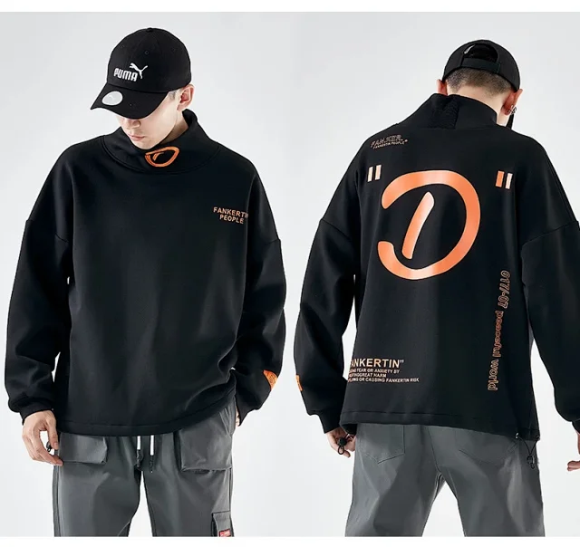 Men's 2025 Autumn/Winter Fleece High - neck Base Layer Detail