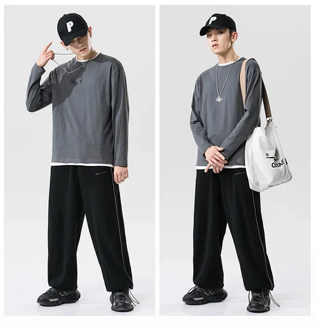 Men's Long-sleeve T-shirts (Couple Style) Detail