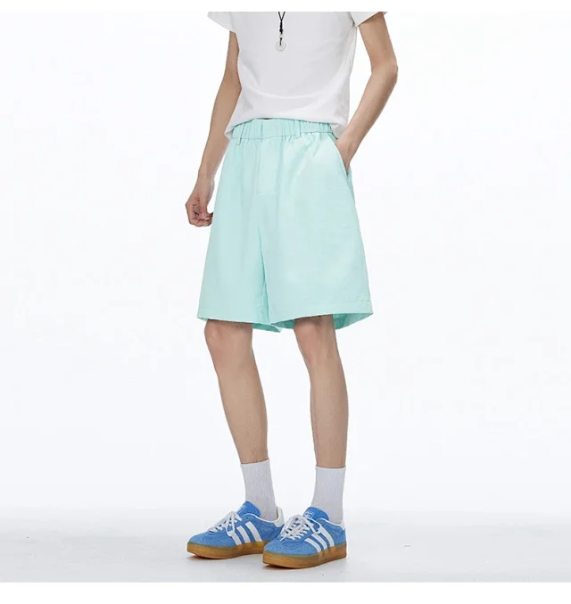 Men's Summer Sporty Loose Beach Shorts Detail