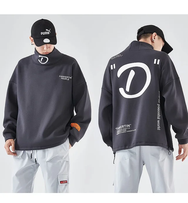 Men's 2025 Autumn/Winter Fleece High - neck Base Layer Detail